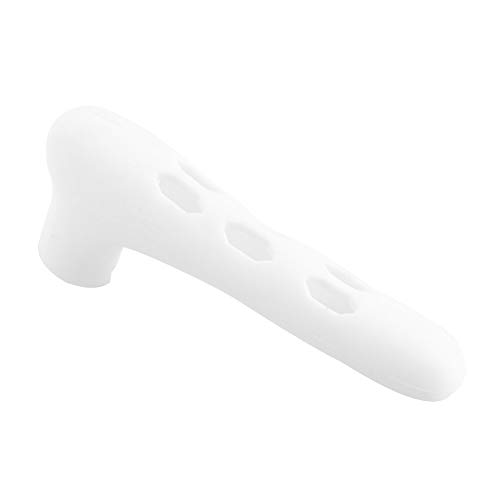 Solomi Türknaufdeckel - Sicherheitsdeckel aus Silikon für Anti-Kollisionsknopf (3 Farben) (Farbe: Weiß) von Solomi