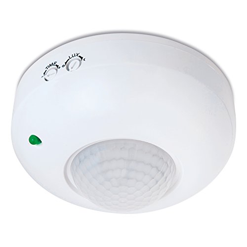 sonero IMS020 DeckenInfrarot-Bewegungsmelder – Innenmontage, weiß, Schutzklasse: IP20, 360° / 6m Arbeitsfeld, 1 Stück von Sonero