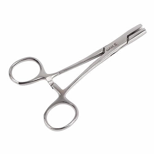 Body Piercing Zangen Werkzeug Edelstahl Body Piercing Zangen Piercing Pinzette für Bauchnabel Ohr(3mm) von Sonew