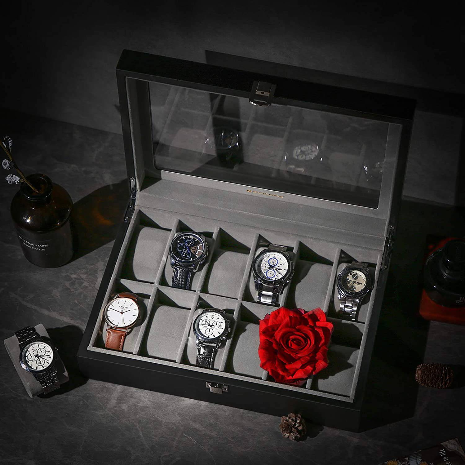 Uhrenbox Bradfort I von Songmics
