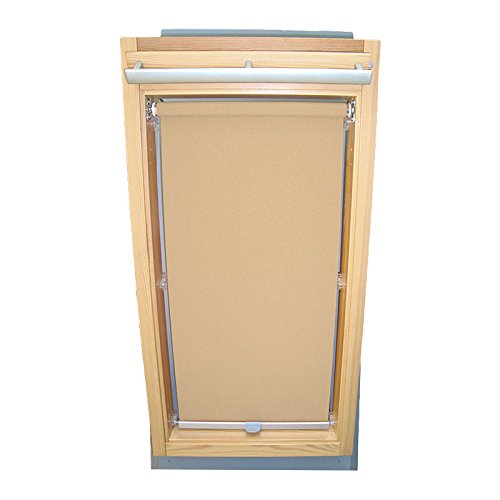 Hochwertiges Sichtschutzrollo Rollo für Velux RHL-EP GGL,GPL,GHL,GTL 610 beige-karamell // Sichtschutzrollo/Sichtschutz-Rollo/Fensterrollo von Sonnenschutz-HH