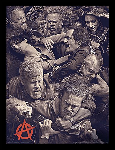 Sons of Anarchy Kunstdrucke, Glas, Mehrfarbig, 30 X 40cm von Pyramid International