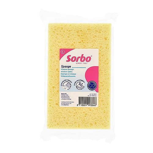Sorbo Large Viscose Sponge, Streak Free Results, Absorbs High Amounts of Water, Cleaning Essential von Sorbo