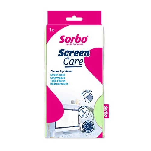 Sorbo Bildschirmpflegetuch, Premium-Reinigungstuch, ideal für elektronische Geräte, iPads, Fernseher, Smartphones und andere Glasprodukte, jedes Tuch misst 30 cm x 40 cm von Sorbo