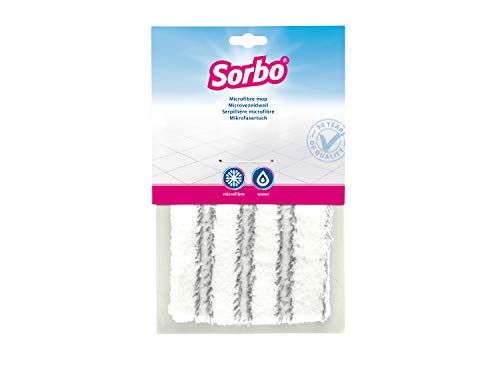 Sorbo Mikrofaser-Bodenwischer-Nachfüllung, perfekt für die Nassreinigung, super saugfähig und maschinenwaschbar von Sorbo