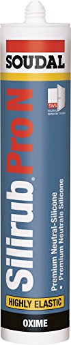 SILIRUB PRO N Premium Siliconedichtstoff Kartusche 310ml (betongrau) von Soudal