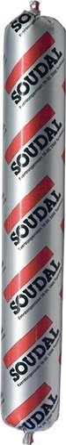 Soudal Silikon Silirub Bau N, neutralhärtend 600ml transparent, 12 Stück von Soudal