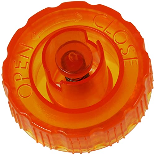 SPARES2GO Wasserflaschendeckel kompatibel mit Dimplex Optimyst Elektrischer Feuerheizungsbehälter, orange von Spares2go