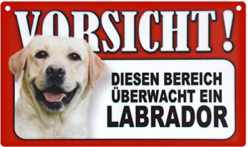 Spaß Kostet Türschild Warnschild Labrador von Spaß Kostet