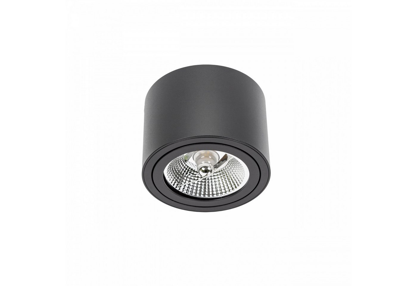 SpectrumLED Aufbauleuchte LED Chloe AR111 GU10 schwenkbar schwarz Deckenleuchte IP20 max. 35W, ohne Leuchtmittel von SpectrumLED