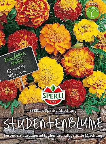 Sperli Blumensamen Studentenblumen Sparky Mischung, grün von Sperli