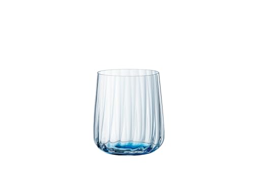 Spiegelau & Nachtmann, 2-teiliges Becher-Set, Blaue Trinkgläser, Kristallglas, 340 ml, Ocean, Lifestyle, 4453165 von Spiegelau