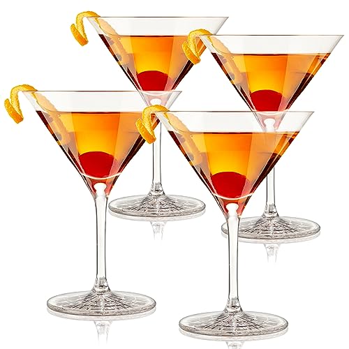 Spiegelau 4-teiliges Cocktailgläser-Set, Longdri8nkgläser, Kristallglas, 165 ml, Perfect Serve, 4500175 von Spiegelau