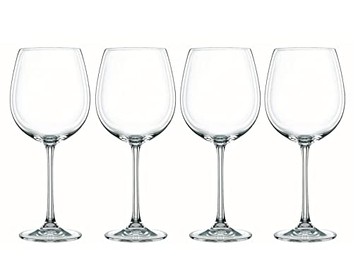 Spiegelau & Nachtmann, 4-teiliges Rotwein-Pokal-Set, Kristallglas, 727 ml, Vivendi, 0092035-0 von Nachtmann