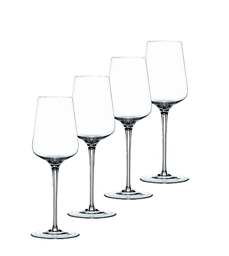 Spiegelau & Nachtmann, 4-teiliges Weißweingläser-Set, 380 ml, ViNova, 0098074-0 Transparent von Nachtmann