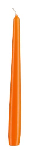 Spitzkerzen Orange 24 x 2,3 cm, 12 Stück von Spitzkerzen