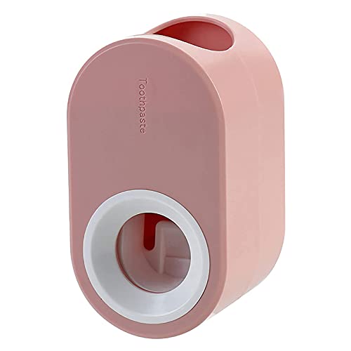 2 Stücke Automatischer Zahnpastaspender, Plastik Zahnpasta Regal, Anwendbar für Hotel, Badezimmer zu Hause, Wohnungen usw(Pink und Blau) von Spldsun