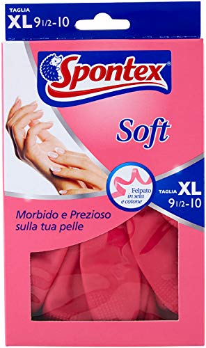 Spontex Handschuhe Haushaltsprodukte Soft Taglia XL Fuchsia von Spontex