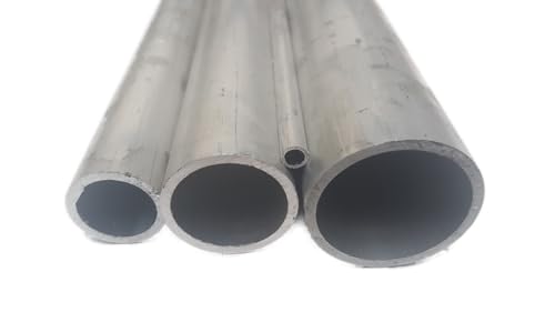 Aluminium Rundrohr Alu Rohr 50x2mm EN 573/755 L=495-1995mm (995mm) von Stahl auf Mass