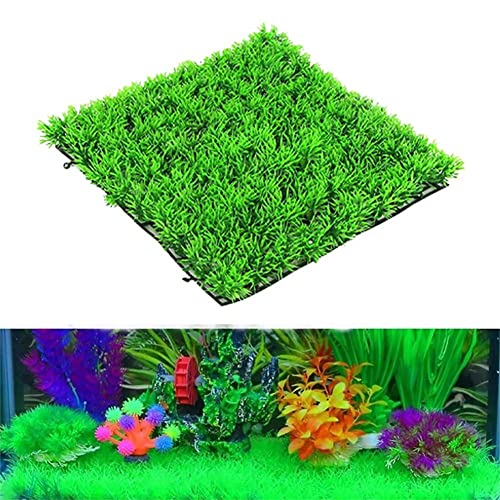 Stakee Simuliertes Fischtank Rasen Aquarium Dekorationen Gras Künstliche Gras Rasen Plastik Landschaft Rasen Zur Dekoration von Stakee