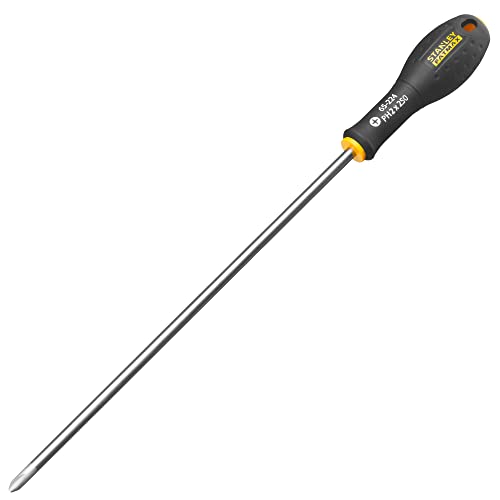 Stanley FatMax Schraubendreher Phillips PH2 (250 mm Schwertlänge, Chrom-Vanadium ergonomischer SoftGrip Handgriff) 0-65-224 von Stanley - FatMax
