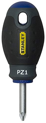 Stanley FatMax Schraubendreher Pozidriv PZ1 (30 mm Schwertlänge, Chrom-Vanadium, ergonomischer SoftGrip Handgriff) 1-65-408 von Stanley - FatMax