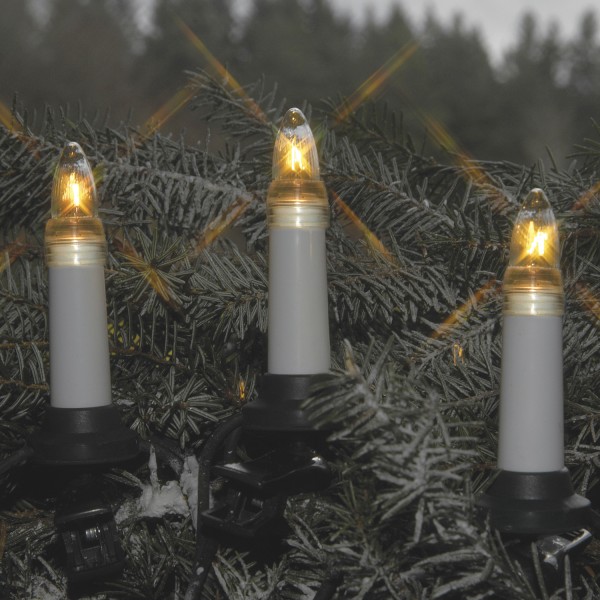 LED Kerzenlichterkette - Baumkerzen - 16 warmweiße LED - E10 Fassun... von StarTrading