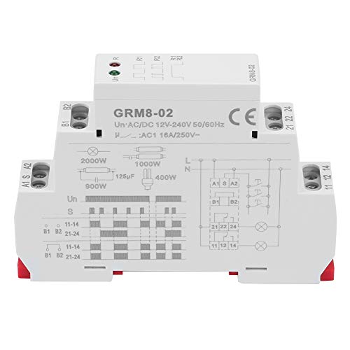 Impulsrelais-GRM8-02 Elektronisches Impulsrelais Verriegelungsrelais Speicherrelais AC/DC 12-240V von Starbun