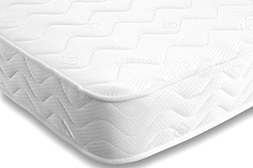 Starlight Beds Cooltouch Essential Spiralfeder und Memory-Schaum, 19,1 cm tief, 7-lagige Konstruktion Hybrid-Matratze, weiß, 3ft x 6ft3 Single Mattress (90cm x 190cm) von Starlight Beds