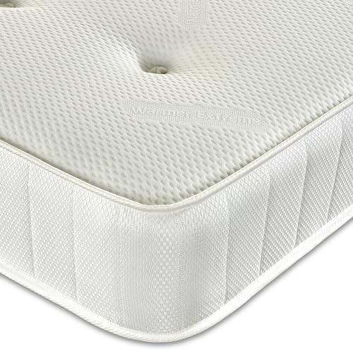 Starlight Beds Sleep getuftete Wärmer Extrem Polsterung Atmungsaktiv Winter Wärmt Premium-Matratze, Baumwollmischung Polyester Baumwolle, weiß, Doppelbett von Starlight Beds