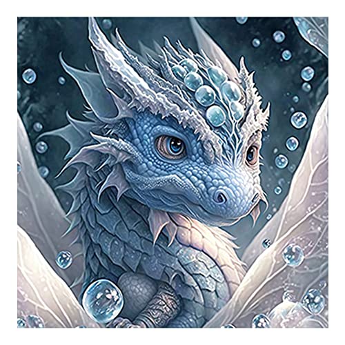 Starnearby Diamond Painting für Kinder Erwachsene Bilder Drache Pterosaurier Voller Diamant Painting Set für Zuhause Wanddekoration 30x30cm(1) von Starnearby