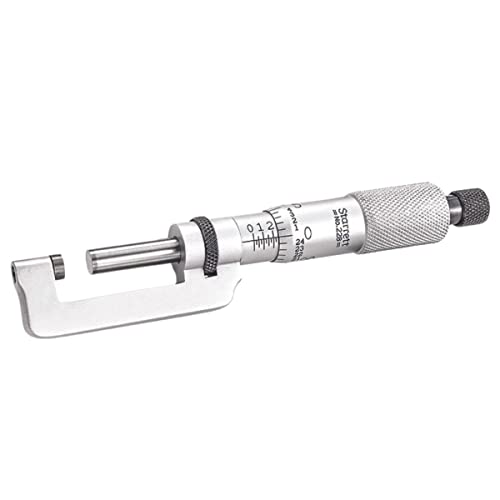 Starrett 228 x RL Hub Mikrometer, Ratsche Stop, Kontermutter, Hartmetall Faces, 0–2,5 cm Reihe, 0 cm Graduation von Starrett