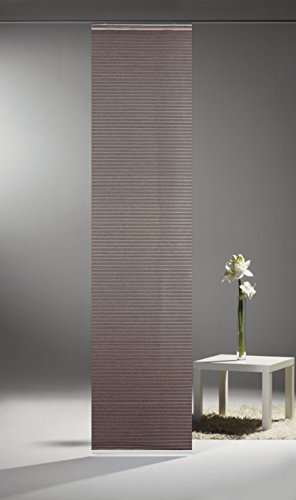 Startex Flächenvorhang, Polyester, Braun, 260 x 60 cm von Startex