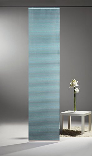 Startex Flächenvorhang, Polyester, Türkis, 260 x 60 cm von Startex
