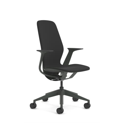 Steelcase SILQ Chair, Metal, Amsel/Amsel/Schwarz von Steelcase