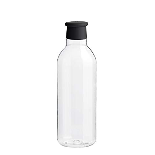 Stelton Rig-TIG Trinkflasche, transparent-schwarz von Stelton