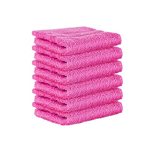 6 Stück Premium Frottee Waschandschuhe 15x21 cm in pink von StickandShine in 500g/m² aus 100% Baumwolle von StickandShine Inh. Christian Müller