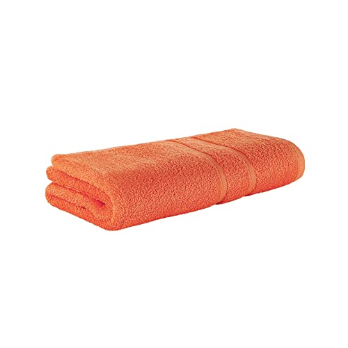 Premium Frottee Duschtuch 70x140 cm in orange von StickandShine in 500g/m² aus 100% Baumwolle von StickandShine Inh. Christian Müller