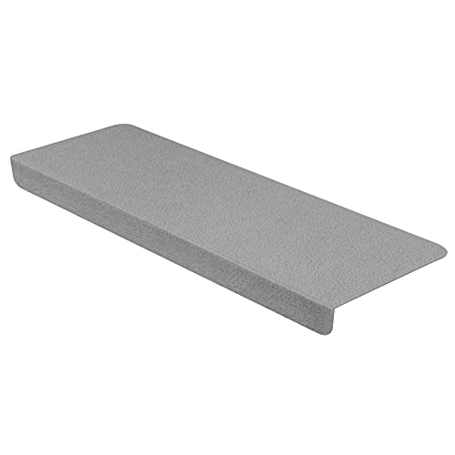 StickandShine Stufenmatte in grau eckig für Treppenstufen, Treppenstufenmatte zum aufkleben von StickandShine Inh. Christian Müller