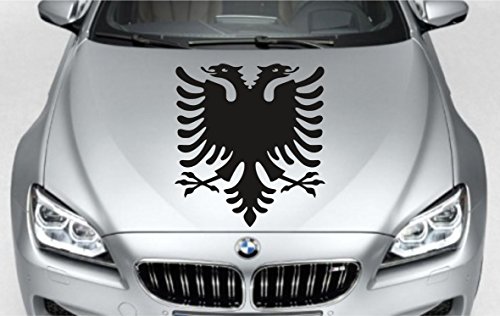 Albanien Albania Albanischer Adler Auto Aufkleber Sticker per Mail, 50 cm von Sticker Design Shop