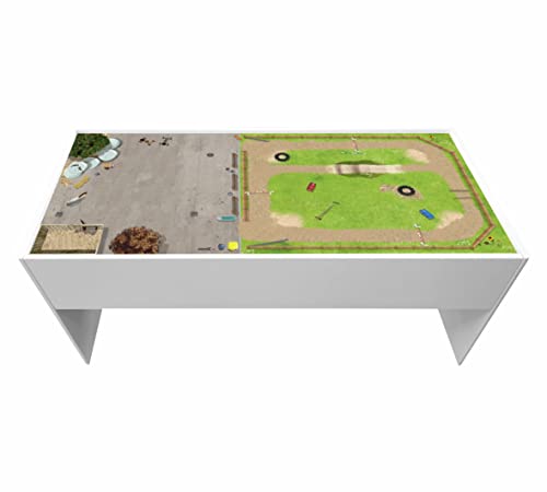 'Ponyhof' Möbelfolie | DSWT16 | Aufkleber passend für den DUNDRA-Tisch von IKEA (Möbel nicht inklusive) | STIKKIPIX von Stikkipix