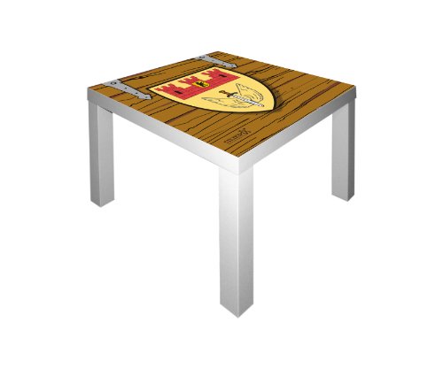 Ritter Möbelsticker/Aufkleber für den Tisch LACK von IKEA - IM52 - Möbel Nicht Inklusive | STIKKIPIX von Stikkipix