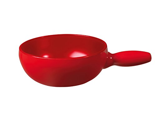 Stoeckli Käsefonduecaquelon Tradition Durchmesser 23cm, rot, 2.7 Liter von Stöckli