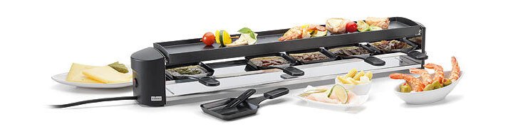 Stöckli Raclette-Grillgerät Cheeseboard Six 68 cm anthrazit von Stöckli