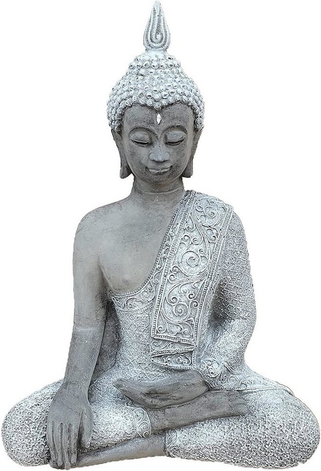 Stone and Style Gartenfigur Steinfigur meditierender Shiva von Stone and Style