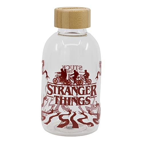 Stor Stranger Things Kleine Glasflasche für Erwachsene, 620 ml Fassungsvermögen von Stor