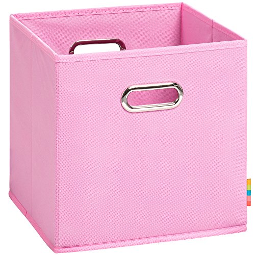 Aufbewahrungsbox MIA - Faltbox - Korb - 28x28x28 cm - (Rosa) von Storanda