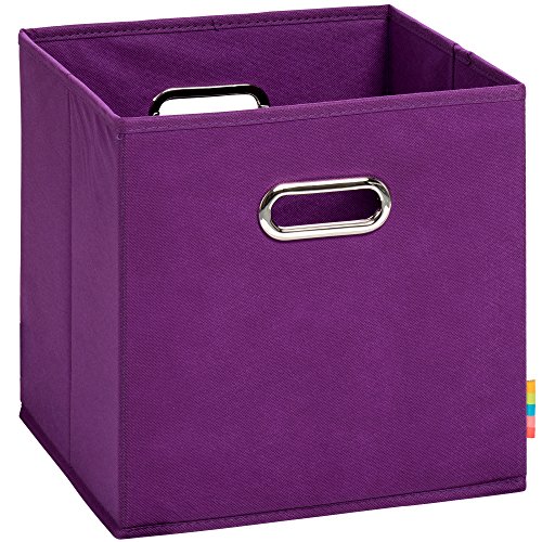 Storanda | Aufbewahrungsbox MIA | Faltbox | Korb | 28x28x28 cm | Brombeere von Storanda