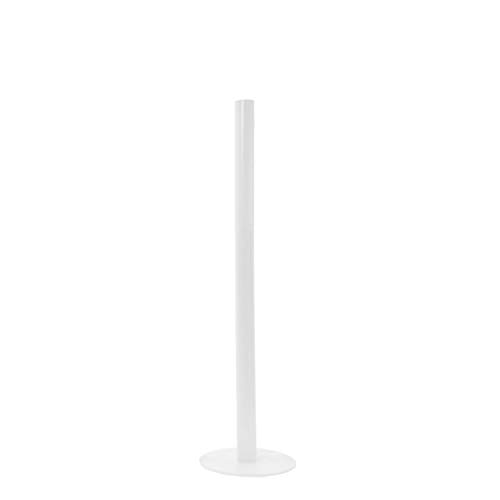 Storefactory - Ekeberga - Kerzenständer, Kerzenleuchter - Metall - Weiß - Maße (ØxH): 12 x 40 cm von Storefactory