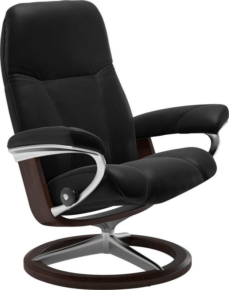 Stressless® Relaxsessel Consul, mit Signature Base, Größe S, Gestell Braun von Stressless®